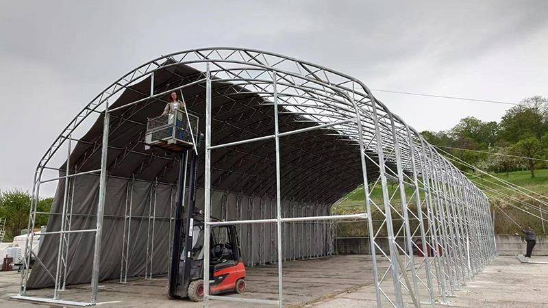 warehouse tent