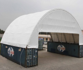4040 container shelter / container canopy